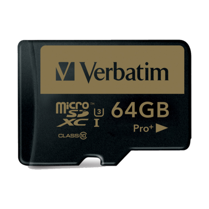 PRO+ micro SDXC class 10 / UHS 1 64GB (Read 90MB/sec, Write 80MB/sec) - Neuf
