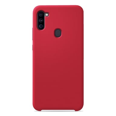 Coque silicone unie Soft Touch Rouge compatible Samsung Galaxy A11