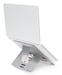 R-Go Tools Support pour ordinateur portable R-Go Riser Flexible, pliable et réglable, ergonomique, aluminium Hylite, argent