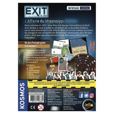 Jeu de société EXIT : L'affaire du Mississippi - Évasion immersive
