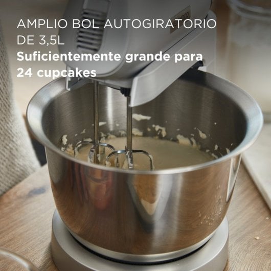 Batteur Kenwood HMP54000SI – 650W, Bol Inox 3,5L, Variateur de Vitesse - vue 4
