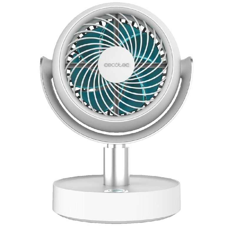 Ventilateur De Bureau Cecotec 08353 – 10 W, Batterie 4000 mAh, 5 Vitesses, Oscillation 60º