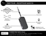 FORCE PLAY Adaptador de Audio Bluetooth 2 en 1 3.5mm Jack Transmisor y Receptor Negro