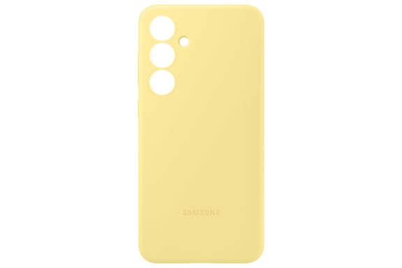 Funda de silicona original de Samsung para Galaxy S24 FE - Amarillo