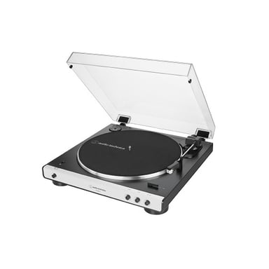 Audio-Technica AT-LP60XBT Tocadiscos de tracción por correa Blanco Totalmente automático