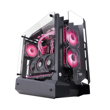 Modelo MARS GAMING: MC-Edge RGB ATX caja de media torre con paneles de cristal (Negro)