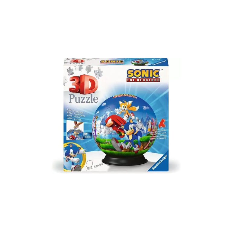 Puzzle 3D Ball 72 pièces Sonic Ravensburger France - vue 3