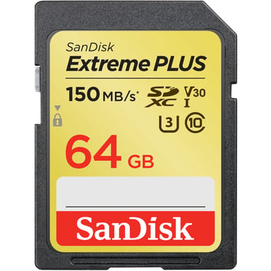 SanDisk Extreme PLUS 64 GB SDXC UHS-I Clase 3
