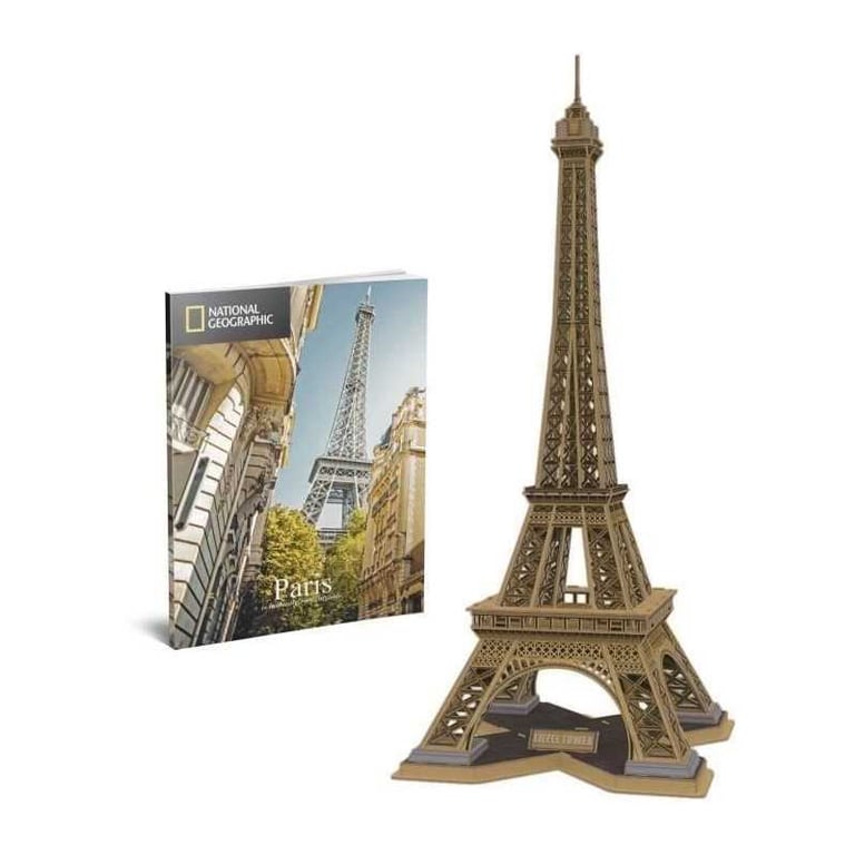 Puzzle 3D Tour Eiffel Jeu de construction EXPLORA 80 pièces Dès - vue 4