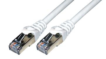 MCL Patch Cable Cat.6e F/UTP, 3m câble de réseau Blanc