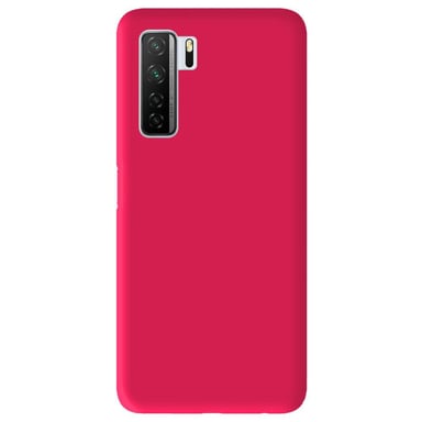 Coque silicone unie Mat Rose compatible Huawei P40 Lite 5G