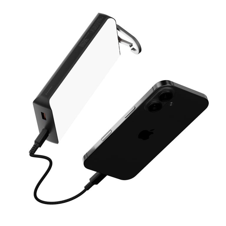 Powerbank Solaire Go2 10000mAh port USB et USB C avec Panneau Neuf - vue 3