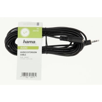 Hama 00205105 câble audio 5 m 3,5mm Noir