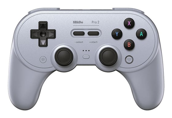 8Bitdo Pro 2 Hall Effect Gris USB Manette de jeu Analogique/Numérique Android, Nintendo Switch