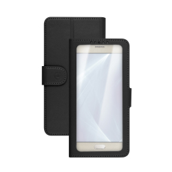 Celly Unica View funda para teléfono móvil 11,4 cm (4.5'') Folio Negro