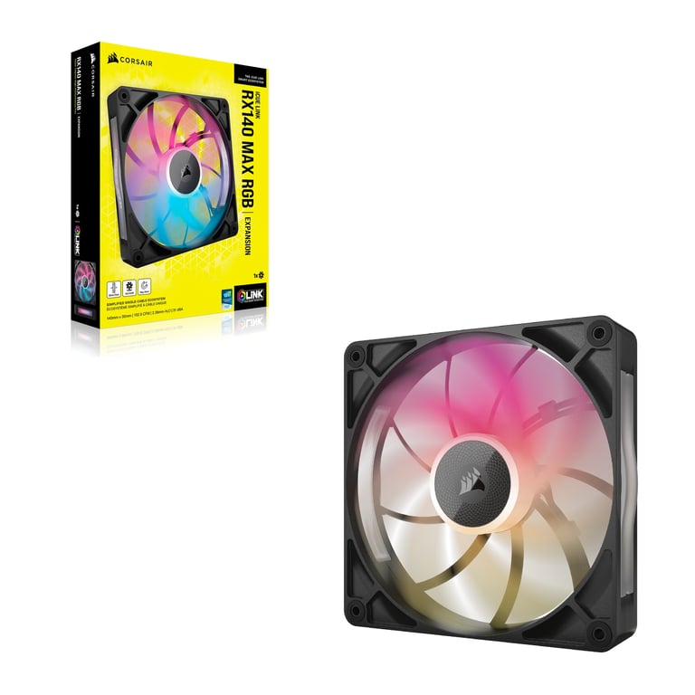 Corsair iCUE LINK RX120 MAX RGB Triple Pack - vue 7