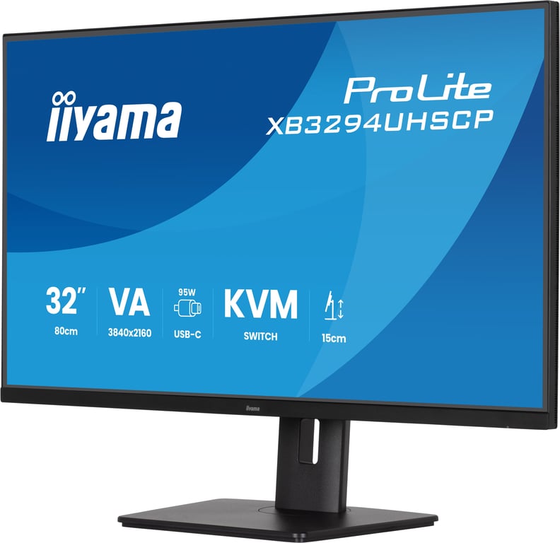 iiyama ProLite XB3294UHSCP-B1 écran plat de PC 80 cm (31.5 ) 3840 x 2160 pixels 4K Ultra HD Noir - Neuf