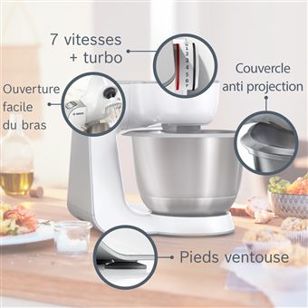 Robot Pâtissier Bosch MUM58200E – 1000 W, Bol 3,9 L, 7 Vitesses - vue 6