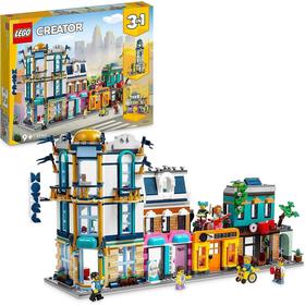 LEGO Creator 3-en-1 31141 : La Grand-Rue avec 4 Bâtiments et Minifigurines - Neuf