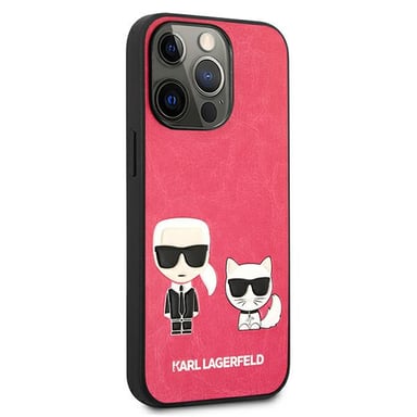 Coque pour Apple iPhone 13 Pro PU Karl & Choupette Rose