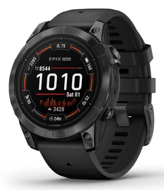 Garmin epix Pro (Gen 2) 3,3 cm (1.3'') AMOLED 47 mm Numérique 416 x 416 pixels Écran tactile Gris Wifi GPS (satellite)