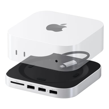 Stazione di ancoraggio per Mac Mini 2024 HUB USB-C e Archiviazione SSD