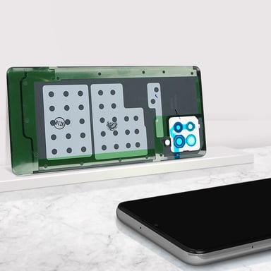 Tapa Batería Original Samsung Galaxy A42 5G Pieza Recambio Blanco