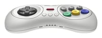 Mando Bluetooth de 8 botones 8bitdo M30, blanco compatible con Switch, Android y PC