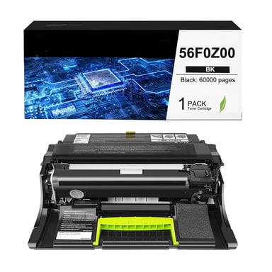 CAIDI Tambor Compatible 56F0Z00 56F0ZA0 (60000 Páginas Reemplazo para MS321dn MS421dn MS421dw MS521dn MS621dn MS622de MX321adn MX321adw MX421ade MX521de MX522adhe MX622ade