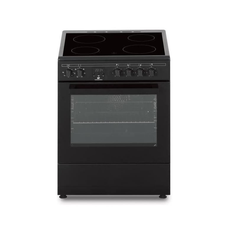 Cuisinière vitrocéramique CONTINENTAL EDISON CECV60FCB 4 feux L58 8 xP61 xH83 cm - vue 3