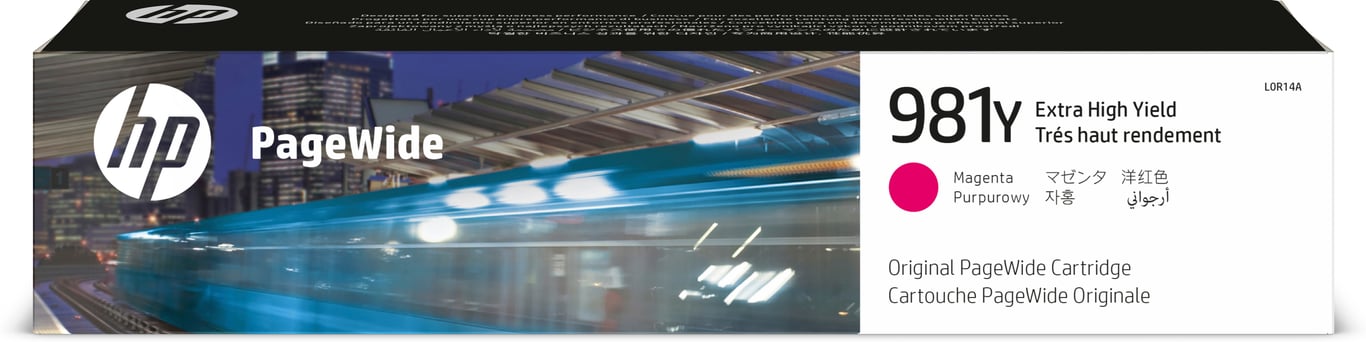 HP Cartouche Jaune L0R15A - vue 4