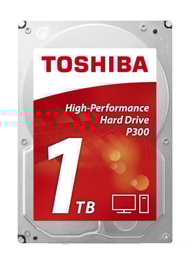 Toshiba P300 1TB disque dur 1 To 7200 tr/min 64 Mo 3.5'' Série ATA III