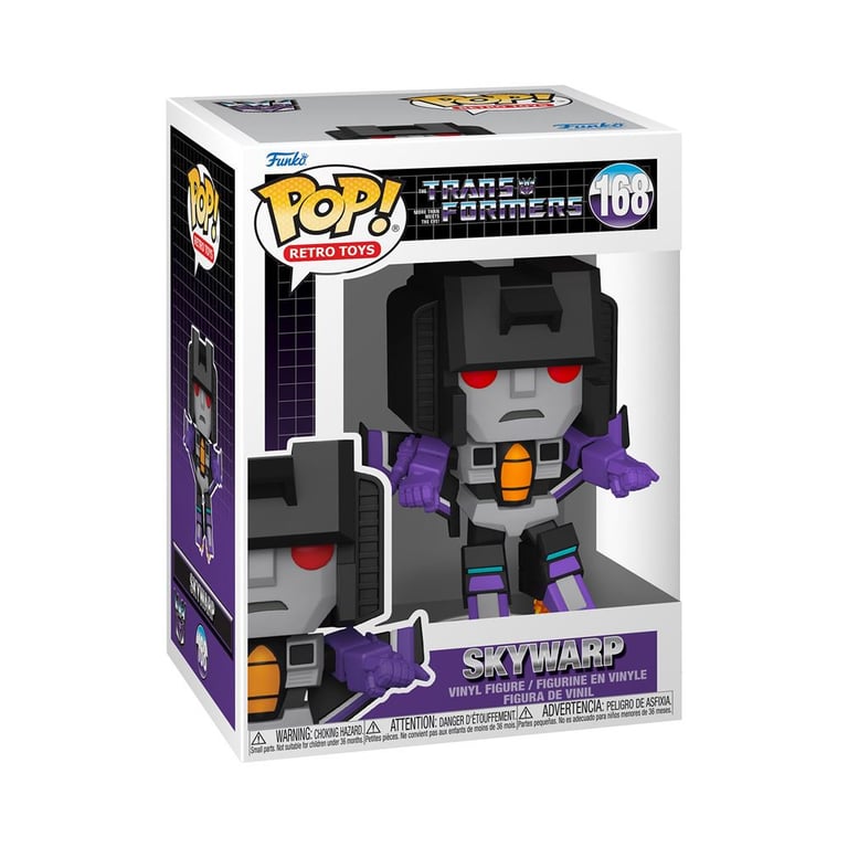 Figurine Funko Pop Retro Toys Transformers S6 Skywarp with Chase Modèle aléatoire - vue 3