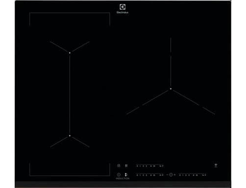 ELECTROLUX Table De Cuisson à Induction 59cm 3 Feux 7200w Flexinduction Noir - Eiv63343