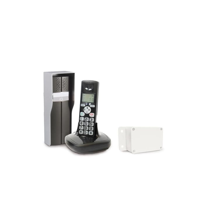 SCS SENTINEL Interphone audio DuoPhone 150 sans fil avec écran LCD DECT - Scs  Sentinel