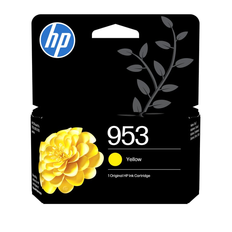 HP 953 8.5 ml jaune original Officejet cartouche d'encre pour Officejet Pro 7720 Wide Format 7730 Wide Format 7740 8210 8720 8730 - vue 2