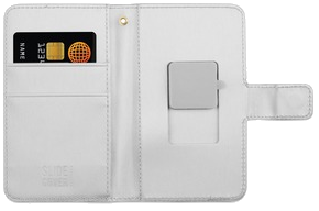 Slidecover Folio Universel Argent Metal Taille S