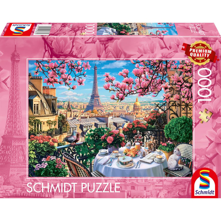 Puzzle 1000 pièces Schmidt Spiele Breakfast in Paris 69 5 x 49 3 cm Illustration détaillée Neuf