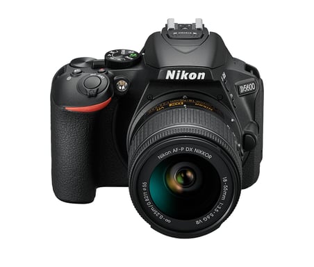 Nikon D5600 + AF-P DX 18-55mm G VR Kit d'appareil-photo SLR 24,2 MP CMOS 6000 x 4000 pixels Noir