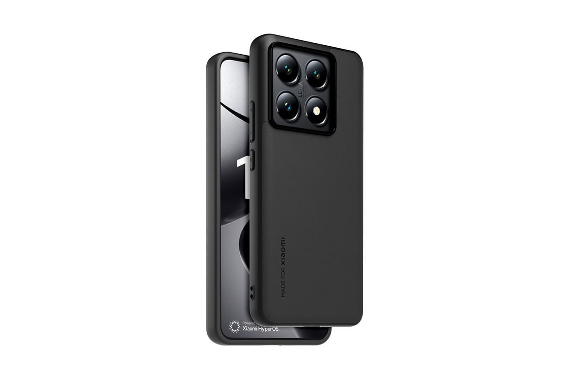 Coque arrière semi rigide au touché peau Made For Xiaomi pour Xiaomi 14T - vue 4