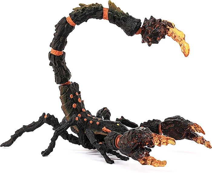 Scorpion de lave figurine fantastique avec pièces mobiles et rotatives jouet monstre pour enfants dès schleich 70142 - vue 3
