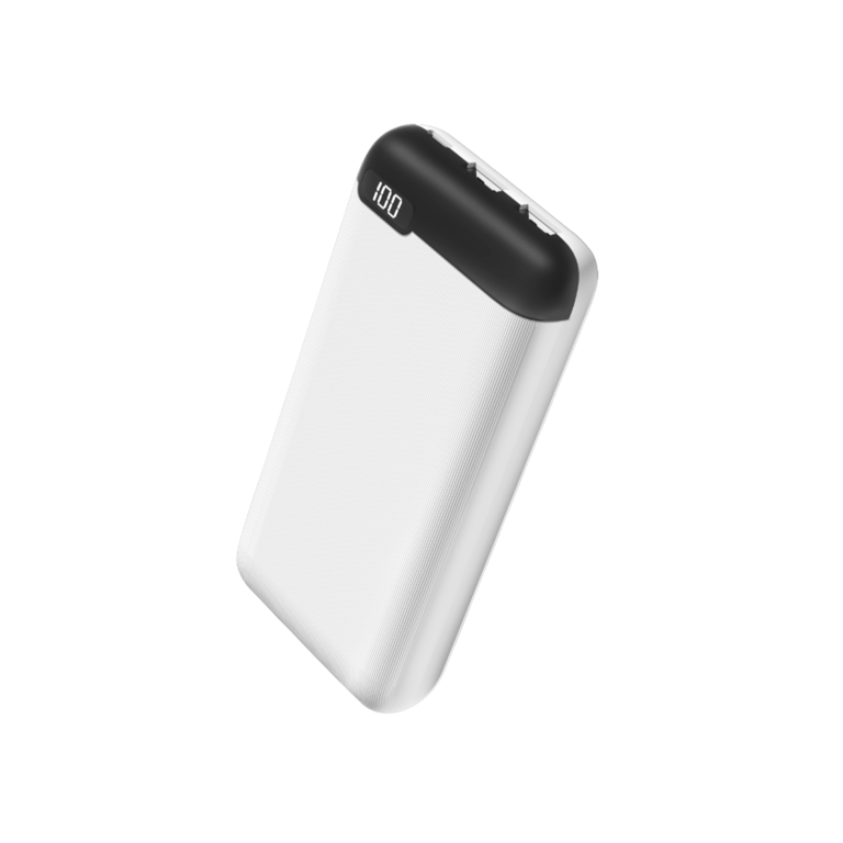 Jaym Batterie de secours 20.000 mAh premium avec affichage digital 2 USB A OUT + 1 USB C IN / OUT Neuf