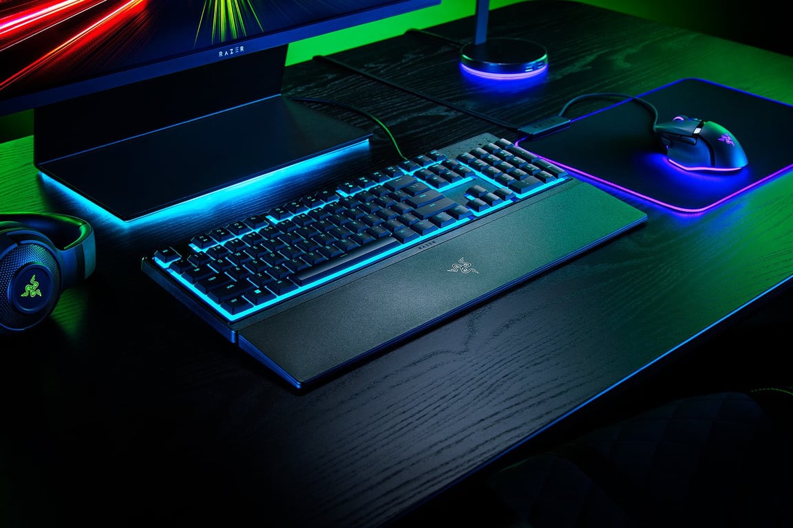 Razer Ornata V3 X clavier Jouer USB Français Noir - Neuf