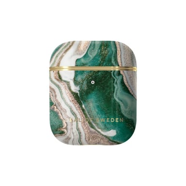 IDEAL OF SWEDEN Estuche para AirPods 1 y 2 Golden Jade Marble Multicolor