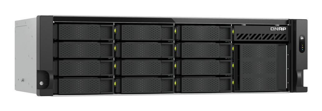 QNAP TS H1655XEU RP Serveur de stockage Rack 3 U Intel Atom® C5125 8 Go DDR4 0 To QuTS hero Neuf - vue 3