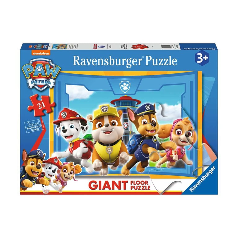 Puzzle Géant 24 pièces : Pat'Patrouille : 'équipe des chiots en action Ravensburger France - vue 2