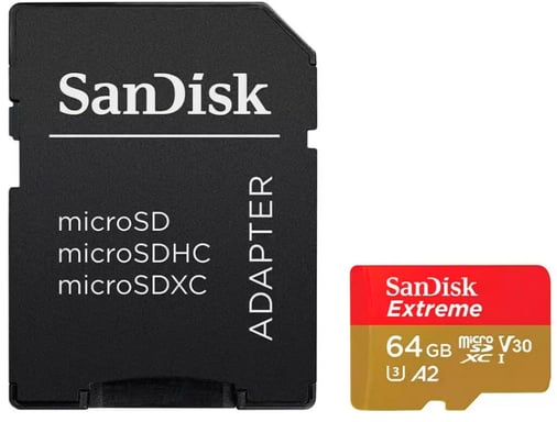 SanDisk Extreme PLUS 64GB MicroSDXC Classe 10