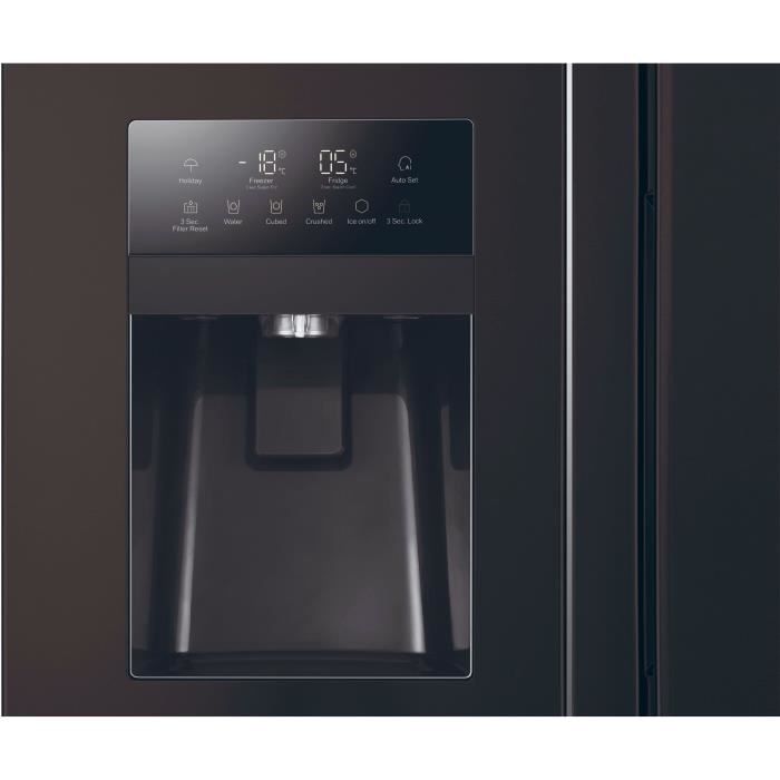 Réfrigérateur américain HAIER SBS 90 Series 3 HSR3918EIPB Classe E 515 180 x 90 x 65 9 cm - vue 4