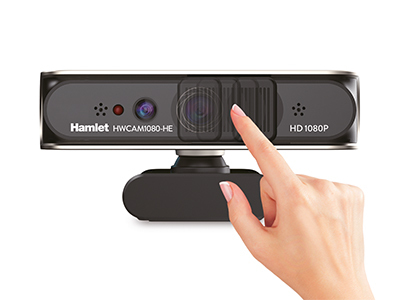 Hamlet HWCAM1080-HE cámara web 2 MP 1920 x 1080 Pixeles USB 2.0 Negro