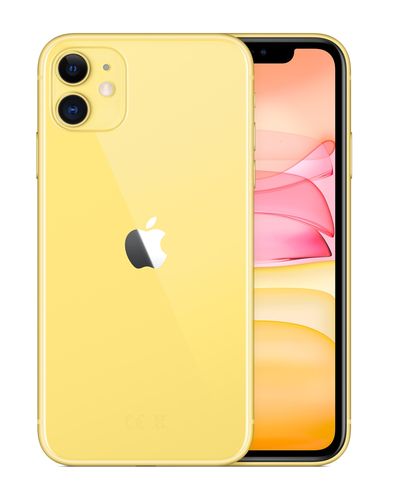 Apple iPhone 11 128 Go Jaune - vue 3